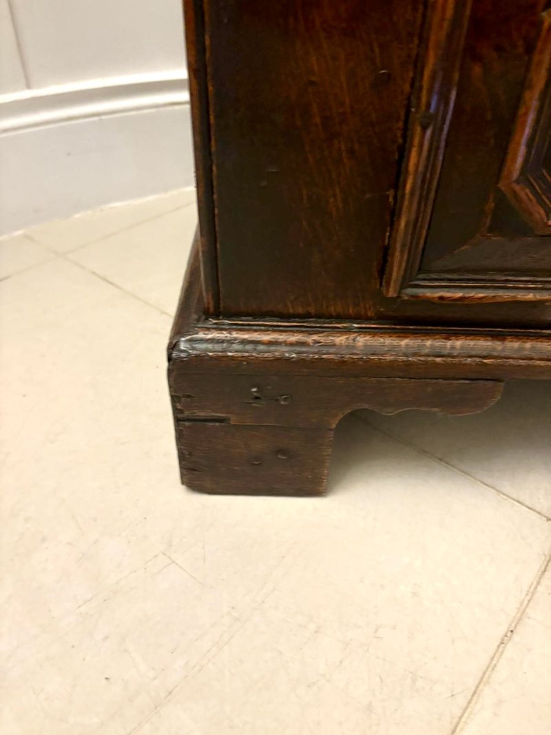 Superb Quality Antique 17th Century Jacobean Oak Geometric Chest of Drawers